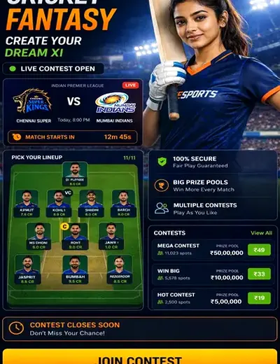 Jhandi (jhandicom) fantasy cricket & matchday visual 3